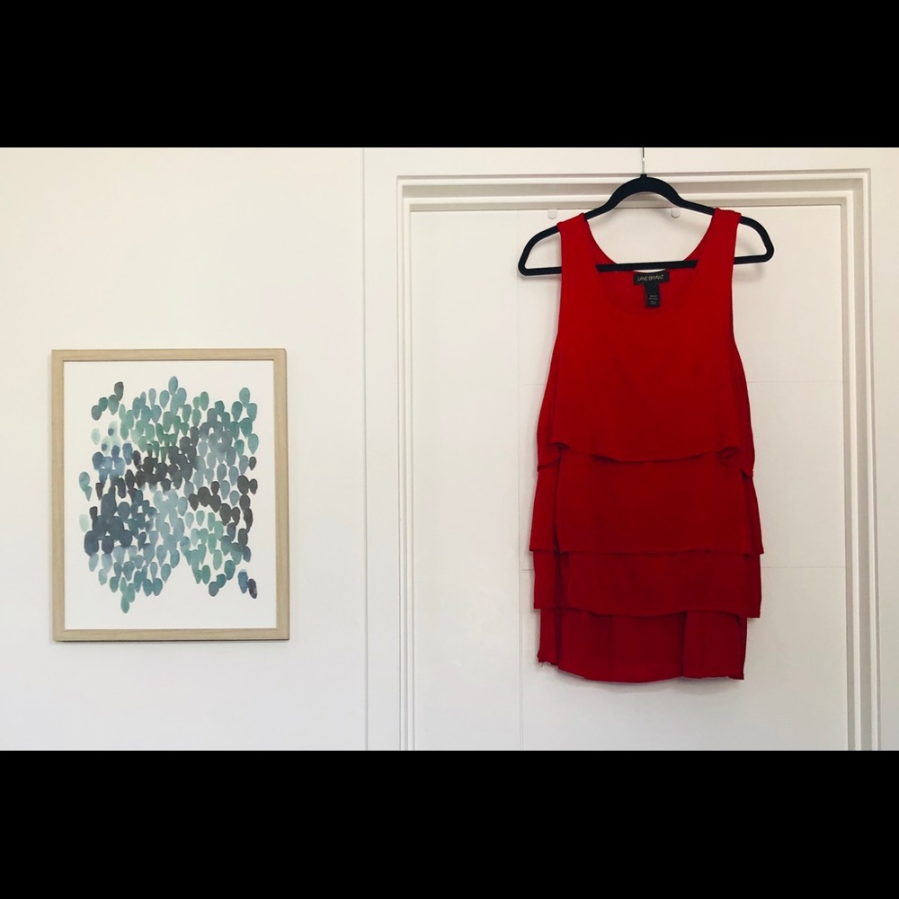 Lane Bryant Red Swing Tank